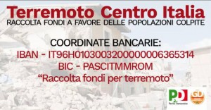 Scopri di più sull'articolo Raccolta fondi terremoto centro Italia