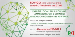 Scopri di più sull'articolo Energie locali per il Polesine Amministratori e cittadini verso il congresso per il PD Veneto