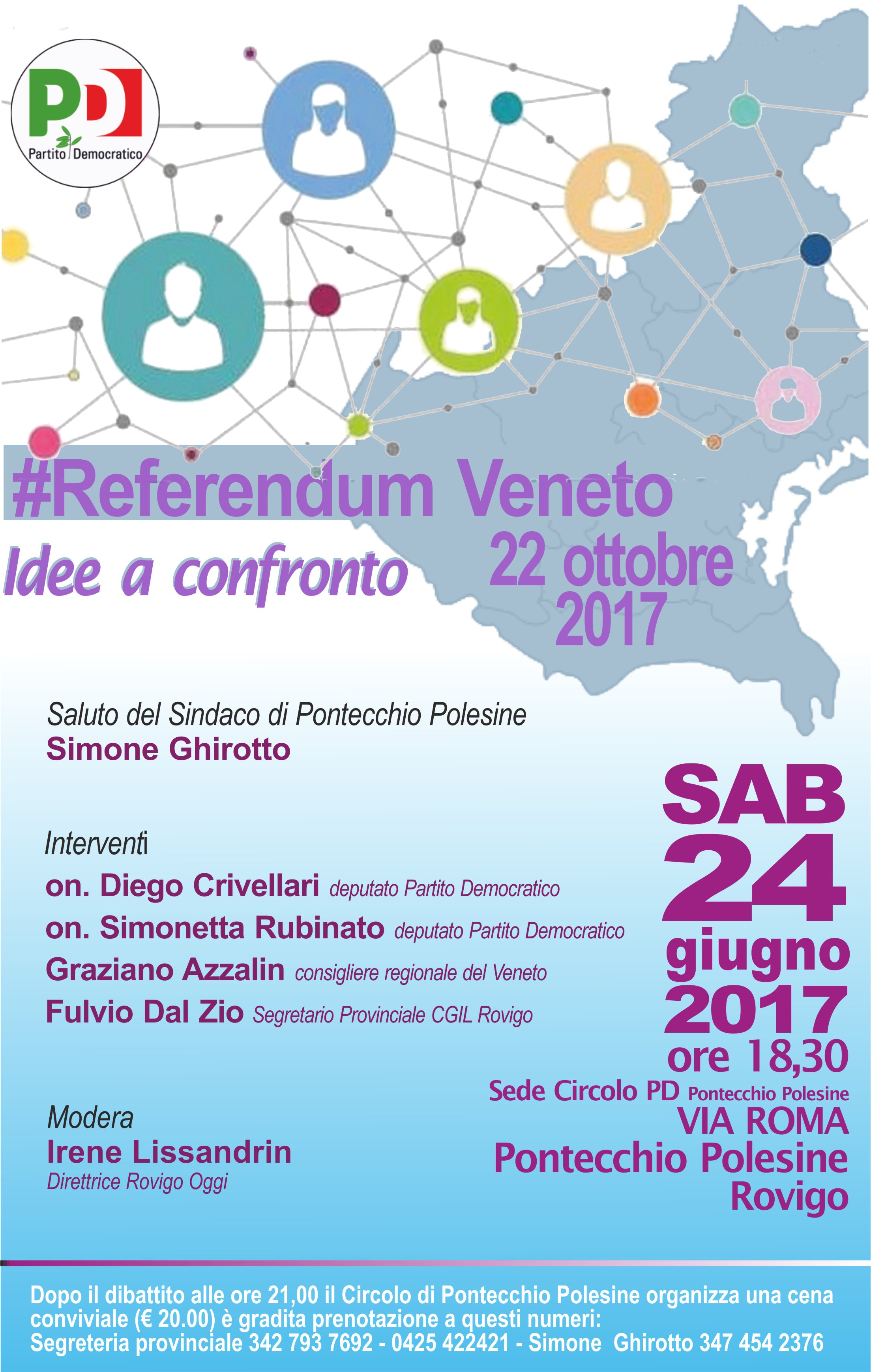 Al momento stai visualizzando Momento politico-conviviale-sabato 24 giugno a Pontecchio Polesine