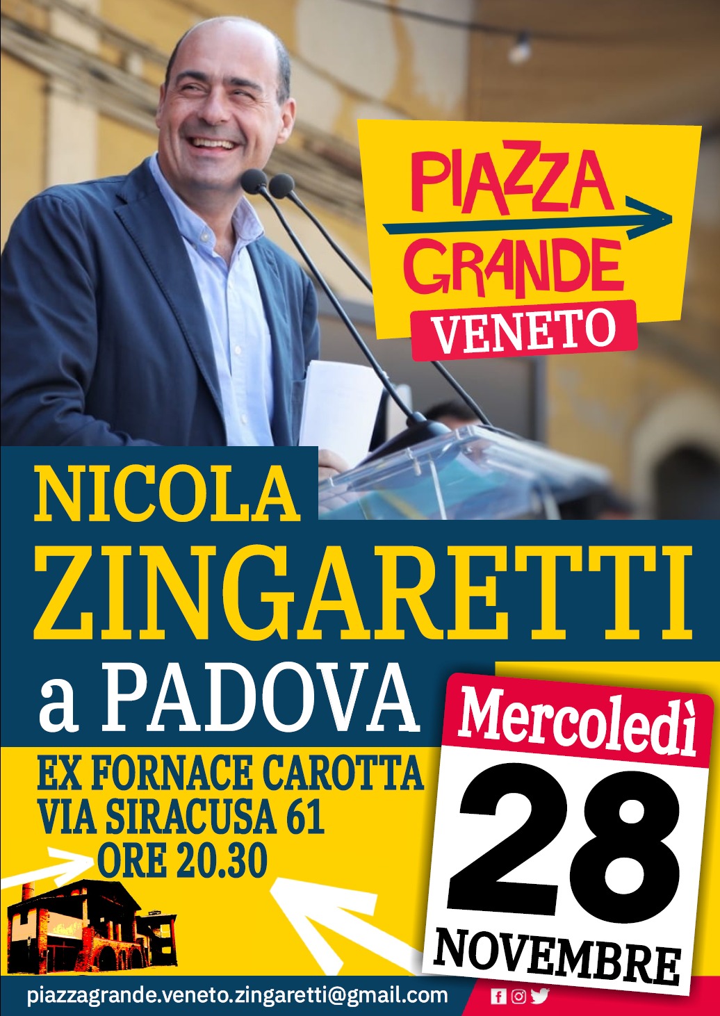 Al momento stai visualizzando Zingaretti Nicola a Padova