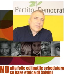 Scopri di più sull'articolo No alla folle ed inutile schedatura  su base etnica di Salvini